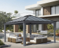 Preview: Palram-Canopia Aluminium Pavillon Dallas 4.3x4.8 14x16 (422x483cm) 6mm HKP